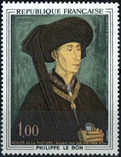 Potovn znmka Francie 1969 Umn, Rogier Van der Weyden Mi# 1667 - zvtit obrzek