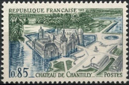 Potovn znmka Francie 1969 Zmek Chantily Mi# 1676