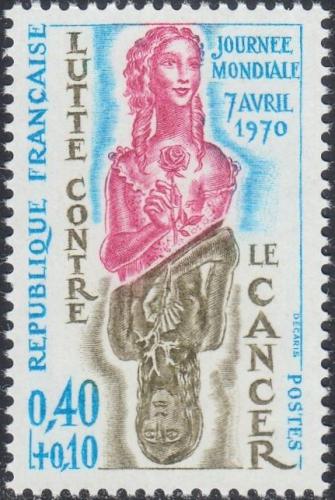 Potovn znmka Francie 1970 Boj proti rakovin Mi# 1706 - zvtit obrzek