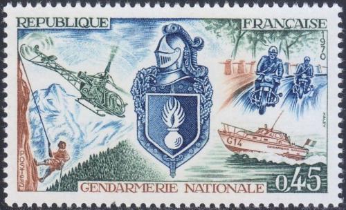 Potovn znmka Francie 1970 Francouzsk etnictvo Mi# 1695