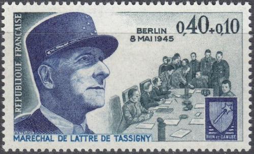Potovn znmka Francie 1970 Marl Jean de Lattre de Tassigny Mi# 1712 - zvtit obrzek