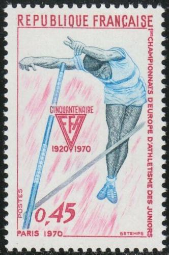 Potovn znmka Francie 1970 MS junior v lehk atletice Mi# 1722