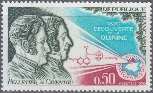 Potovn znmka Francie 1970 Objeven chininu Mi# 1703 - zvtit obrzek