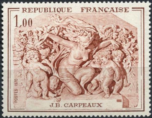 Potovn znmka Francie 1970 Umn, Jean-Baptiste Carpeaux Mi# 1721