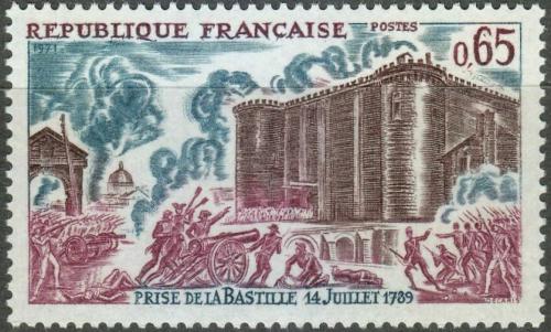 Potovn znmka Francie 1971 Bastila Mi# 1765