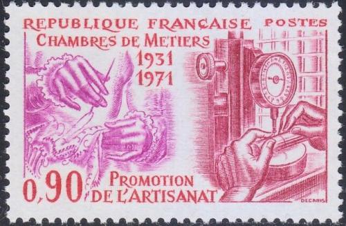 Potovn znmka Francie 1971 Obchodn komora, 40. vro Mi# 1768 - zvtit obrzek