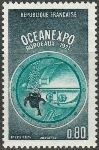 Potovn znmka Francie 1971 Vstava OCEANEXPO Mi# 1740
