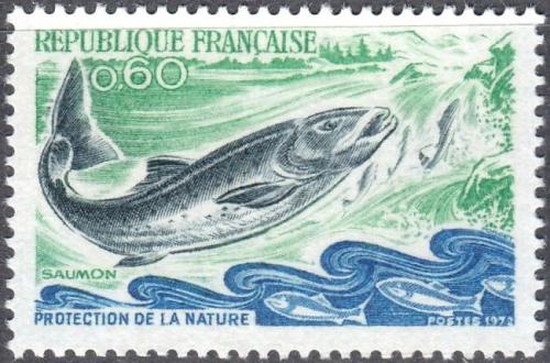 Potovn znmka Francie 1972 Losos Mi# 1794 - zvtit obrzek