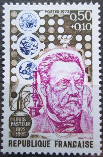 Potovn znmka Francie 1973 Louis Pasteur, chemik Mi# 1848 - zvtit obrzek