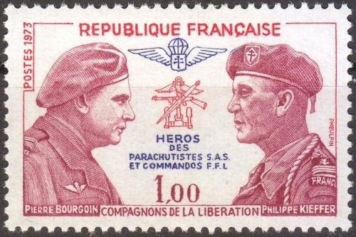 Potovn znmka Francie 1973 Osobnosti Mi# 1852