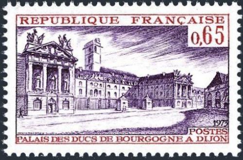 Potovn znmka Francie 1973 Palc v Dijonu Mi# 1833