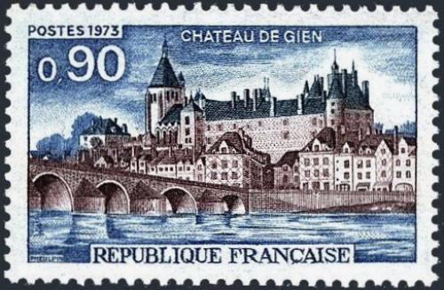 Potovn znmka Francie 1973 Zmek v Gien Mi# 1844 - zvtit obrzek