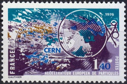 Potovn znmka Francie 1976 Institut jadernho vzkumu Mi# 1997