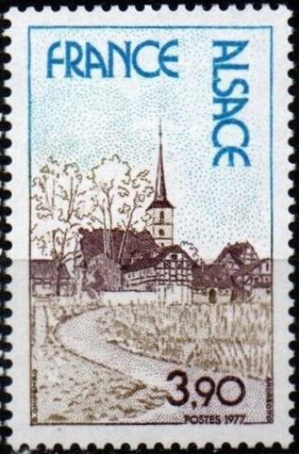 Potovn znmka Francie 1977 Region Alsasko Mi# 2015