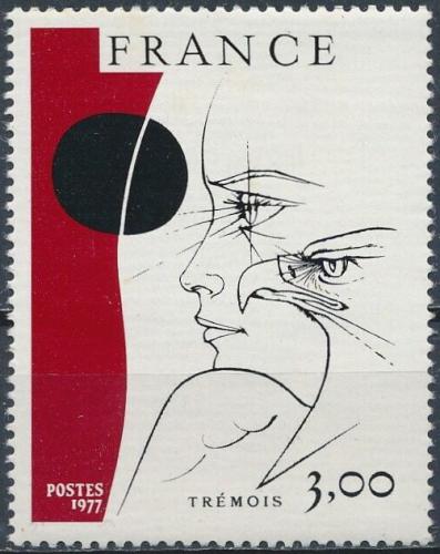 Potovn znmka Francie 1977 Umn, Pierre-Yves Trmois Mi# 2044 - zvtit obrzek