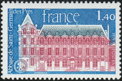 Potovn znmka Francie 1979 Klter Saint-Germain-des-Prs Mi# 2147