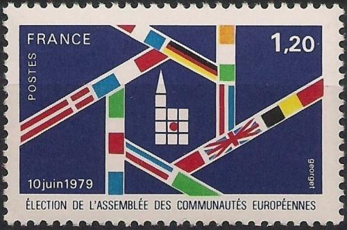 Potovn znmka Francie 1979 Volby do Evropskho parlamentu Mi# 2154