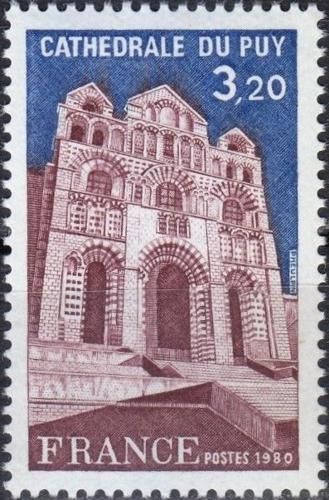 Potovn znmka Francie 1980 Katedrla v Le Puy Mi# 2204