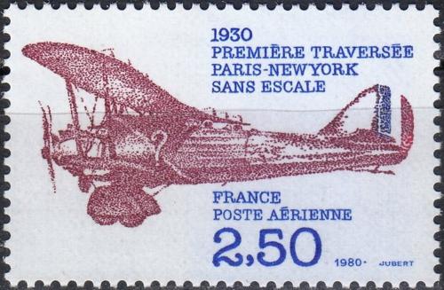 Potovn znmka Francie 1980 Prvn let pes Atlantik, 50. vro Mi# 2217 - zvtit obrzek