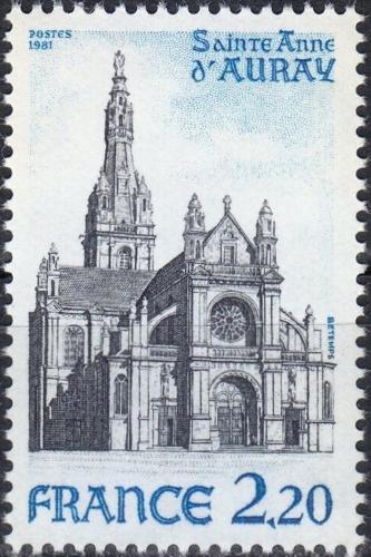 Potovn znmka Francie 1981 Bazilika v St.-Anne-dAuray Mi# 2274