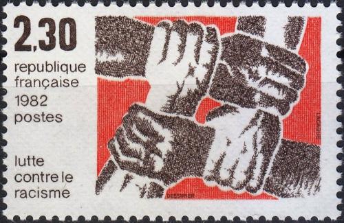 Potovn znmka Francie 1982 Boj proti rasismu Mi# 2326