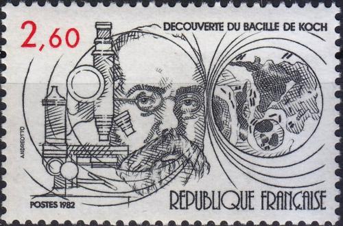 Potovn znmka Francie 1982 Robert Koch Mi# 2366