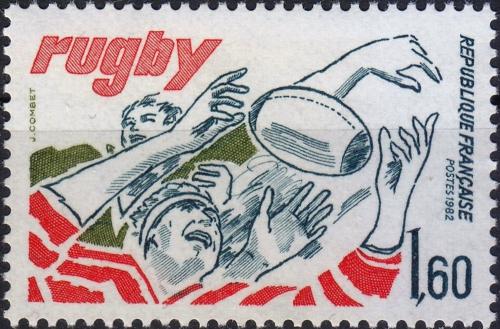Potovn znmka Francie 1982 Rugby Mi# 2355  - zvtit obrzek