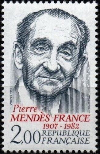 Potovn znmka Francie 1983 Pierre Mendès-France, politik Mi# 2423