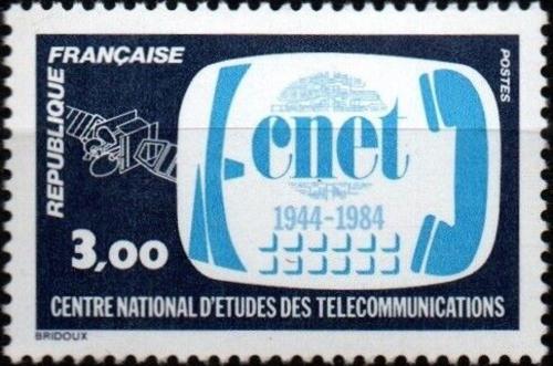 Potovn znmka Francie 1984 Centrum pro studia komunikace Mi# 2450