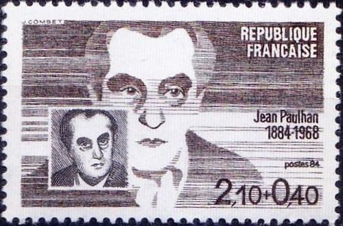 Potovn znmka Francie 1984 Jean Paulhan, spisovatel Mi# 2470