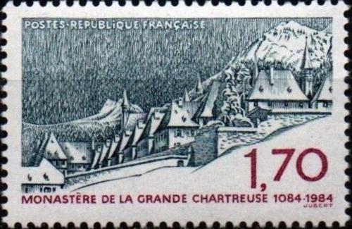 Potovn znmka Francie 1984 Klter Grande Chartreuse Mi# 2457