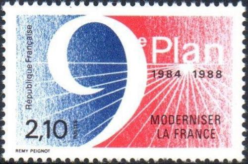 Potovn znmka Francie 1984 Ptilet pln modernizace Mi# 2475