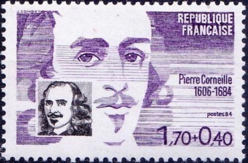 Potovn znmka Francie 1984 Pierre Corneille, bsnk Mi# 2467