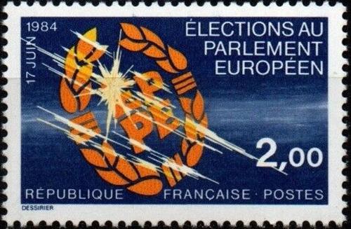 Potovn znmka Francie 1984 Volby do evropskho parlamentu Mi# 2432