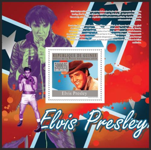Potovn znmka Guinea 2010 Elvis Presley Mi# Block 1807 Kat 10