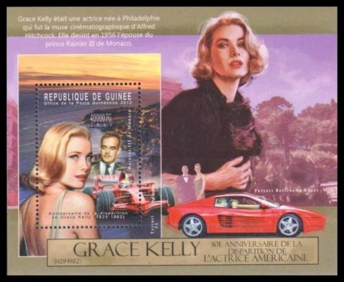 Potovn znmka Guinea 2012 Grace Kelly Mi# Block 2125 Kat 16 - zvtit obrzek