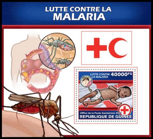 Potovn znmka Guinea 2013 Boj proti malrii Mi# Block 2331 Kat 16 - zvtit obrzek