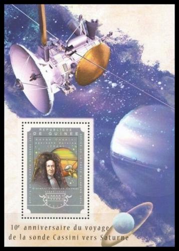 Potovn znmka Guinea 2014 Let sondy k planet Saturn Mi# Block 2462 Kat 16