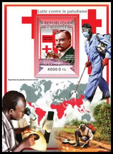 Poštovní známka Guinea 2015 Boj proti malárii Mi# Block 2493 Kat 16€