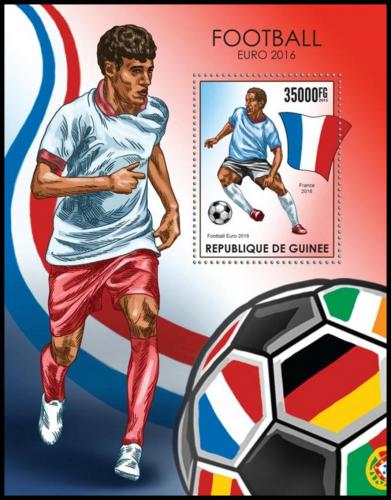 Poštovní známka Guinea 2015 ME ve fotbale Mi# Block 2577 Kat 14€