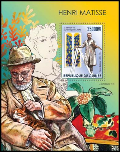 Potovn znmka Guinea 2015 Umn, Henri Matisse Mi# Block 2561 Kat 14 - zvtit obrzek