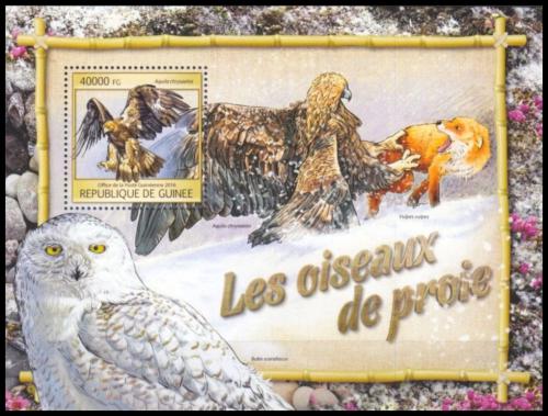 Poštovní známka Guinea 2016 Dravci Mi# Block 2662 Kat 16€