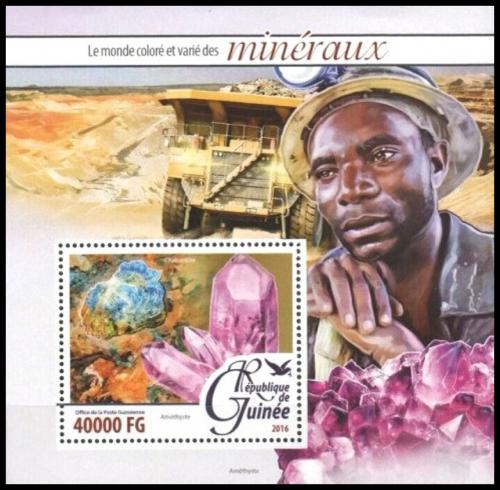 Potovn znmka Guinea 2016 Minerly Mi# Block 2627 Kat 16