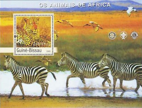 Potovn znmka Guinea-Bissau 2003 Africk fauna Mi# Block 427 Kat 12