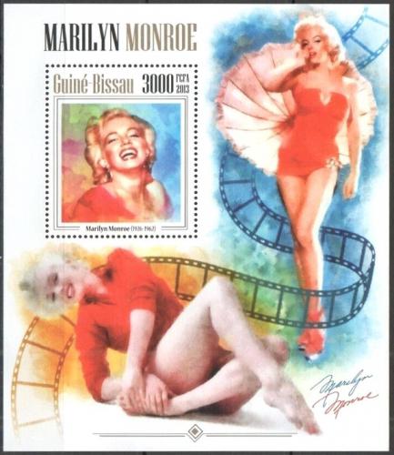 Poštovní známka Guinea-Bissau 2013 Marilyn Monroe Mi# Block 1197 Kat 12€