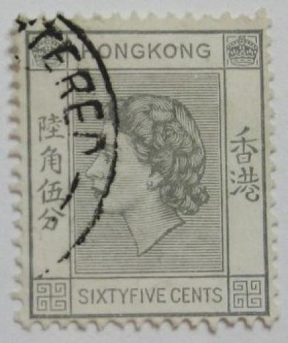 Poštovní známka Hongkong 1960 Královna Alžbìta II. Mi# 186 Kat 14€