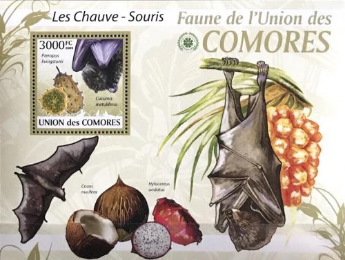 Poštovní známka Komory 2009 Netopýøi Mi# 2470 Kat 15€