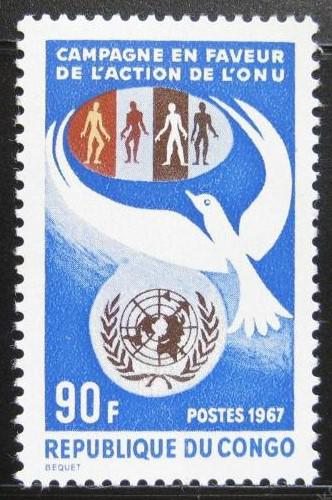 Poštovní známka Kongo 1967 Den OSN Mi# 143