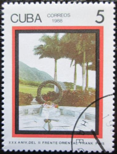 Potovn znmka Kuba 1988 Pamtnk Frank-Pas Mi# 3165