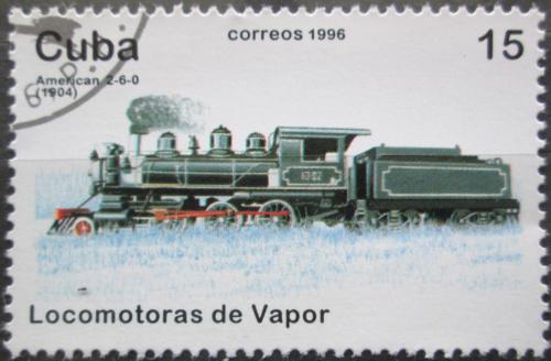 Potovn znmka Kuba 1996 Parn lokomotiva Mi# 3947